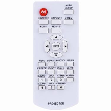 Imagem de Leankle Controle remoto N2QAYA000088 para projetores Panasonic PT-VW340Z, PT-VW360U, PT-VW530, PT-VW540, PT-VX410Z, PT-VX420, PT-VX430, PT-VX600U, PT-VX610, PT-VZZZ570, P T-VZ580