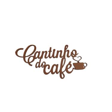 Imagem de Cantinho Do Café 6 Em Mdf 3mm Natural [f031]