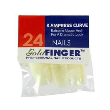 Imagem de Unha Postiça 24 Unidades Gold Finger - MACHADO