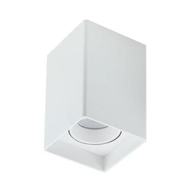 Imagem de Spot De Sobrepor Taschibra Look Mr16 Quadrado Direcionável Branco