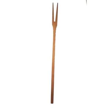 Imagem de Garfo Petisco Pequeno de Pau Madeira 16 Cm - OUTRAS MARCAS