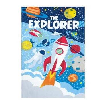 Imagem de Toalha Banho Infantil Felpudo 70x115cm The Explorer Dohler