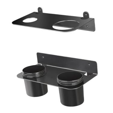 Imagem de Ｂｅｓｇａ Suporte de parede para funil duplo de óleo em metal, e fácil de instalar, ideal para oficinas de reparo e residências.