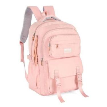 Imagem de MOCHILA ESCOLAR LUXCEL UP4YOU ROSE-Feminino