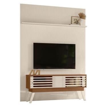 Imagem de Rack Bancada Com Painel New Premium /off White Para Até 75” - Madetec