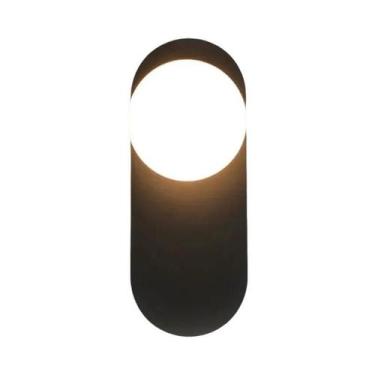 Imagem de Lâmpadas De Parede LED Preto E Dourado Com Lâmpada G9, Iluminação Para