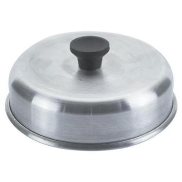 Imagem de Abafador De Hambúrguer Ncg Utilidades Alumínio 15,5Cm Prata