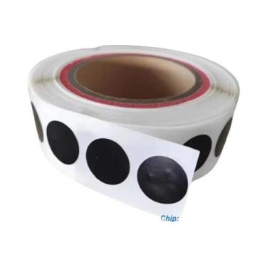 Imagem de Adesivos NFC Ntag215 Pretos, 30 50 Peças, 13.56MHz ISO14443A, Etiqueta