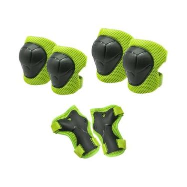 Imagem de Conjunto De Protetores De Cotovelo E Joelho Para Crianças E Jovens, Pr