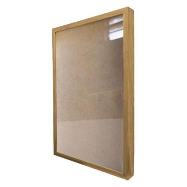 Imagem de Moldura Quadro Caixa 3cm A3 30x42cm Foto Poster Ilustração Com Vidro -
