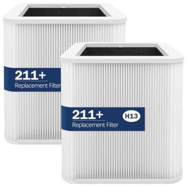 Imagem de Filtro purificador de ar LANTINY 211+ Replacement, pacote com 2