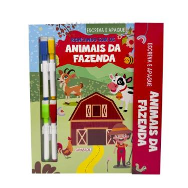 Imagem de Livro - Escreva e Apague: Brincando com os Animais da Fazenda