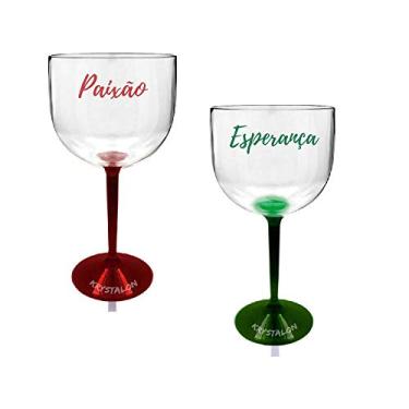 Imagem de Kit 2 Taças Gin Bicolor Personalizadas Paixão & Esperança