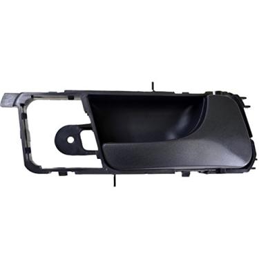 Imagem de PT Auto Warehouse GM-2375A-FR - Maçaneta interna interna da porta, preta - lado do passageiro