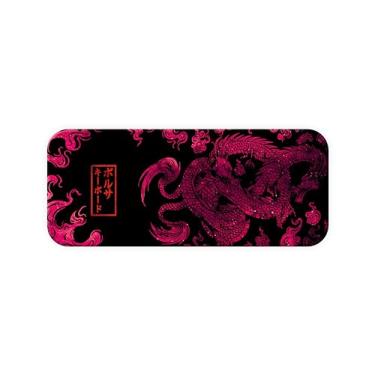 Imagem de Mouse Pad Gamer Gatinho chinês 90x40 gato cute mousepad extra grande (Rosa)