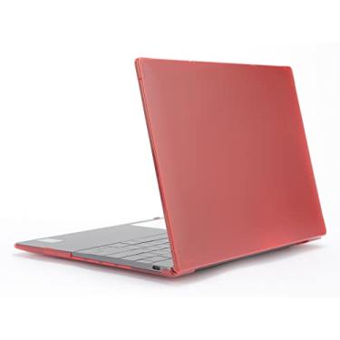 Imagem de mCover Capa compatível apenas com notebooks tradicionais da série 2022 ~ 2023 de 13,4 polegadas Dell XPS 13 Plus 9320 não 2 em 1 (não serve para outros modelos Dell) - vermelha
