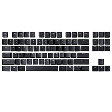 Imagem de HUYUN Um conjunto completo de 87 teclas de substituição para teclado mecânico de jogos Logitech G813/G815/G913/G915 TKL RGB (preto 87 teclas)