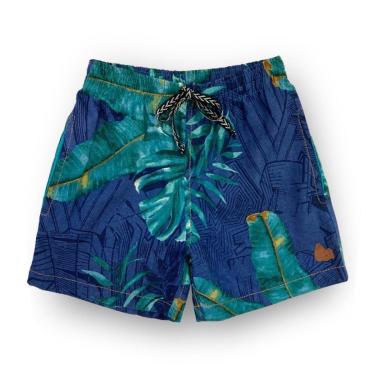Imagem de Short Infantil Pandi Linho Estampa Notur Masculino-Masculino