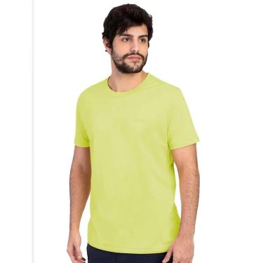 Imagem de Camiseta Aramis Masculina Tingimento Eco Lisa Verde Lima-Masculino
