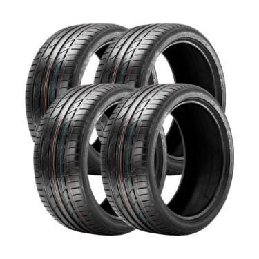 Imagem de Jogo 4 Pneus Bridgestone Aro 17 Potenza S001 * 255/45R17 98W Run Flat,