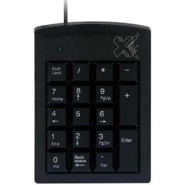 Imagem de Teclado Numérico Usb Impact 19 Teclas - Maxprint, Preto, Usb, Usb, Num