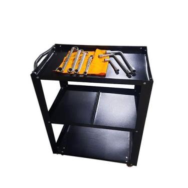 Imagem de Carrinho Multiuso Desmostavel Preto - MetalChamorro-Riskgás