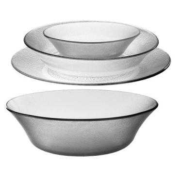 Imagem de Aparelho De Jantar Vidro Transparente Acquamarine 13 Peças - Class Hom