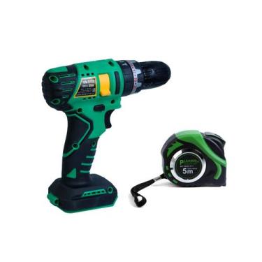 Imagem de Kit Parafixa - Parafusadeira + Trena 5M - Machinia