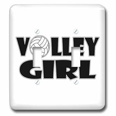 Imagem de 3dRose LSP_195234_2 Voley Girl - Voleibol interruptor duplo
