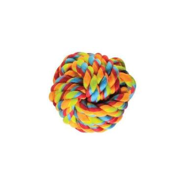 Imagem de Brinquedo Bola de Corda Colorida Cães - Pequena - Jambo Pet