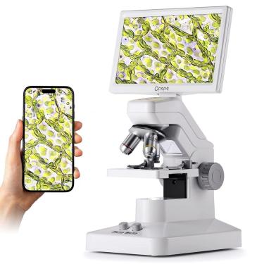 Imagem de Microscópio Opqpq ODM301 Pro 1200X Digital Biológico LCD de 7"