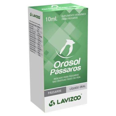 Imagem de Orosol Pássaros 10ml Lavizoo Suplemento Vitamínico para Pássaros