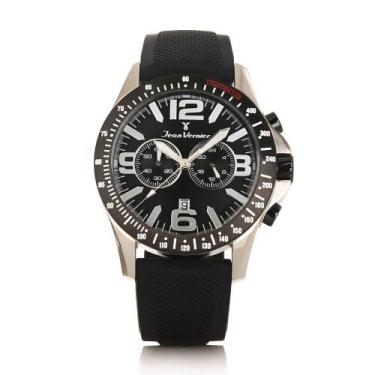 Imagem de Relógio Pulso Jean Vernier Cronógrafo Masculino JV62831, Preto