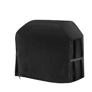 Imagem de Capa para churrasco, 420D Capa para fogão de acampamento grande d'água em tecido Oxford, Capa para churrasqueira à prova, capa para churrasco à prova de vento XL 190x71x117cm, preta