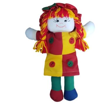 Imagem de Boneca de Pano Emília 100% Artesanal Premium (Emília 2)