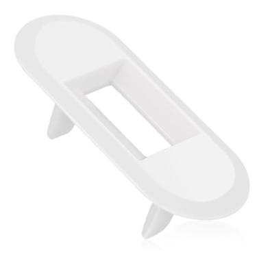 Imagem de WH01X24381 4502680 Moldura de bloqueio da tampa da arruela, peça de substituição adequada para máquina de lavar roupa de carga superior GE/Hotpoint