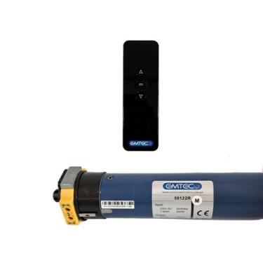 Imagem de Motor Tubular 50n 110v C/cont. Remoto P/persiana/toldo 112kg - EMTECO