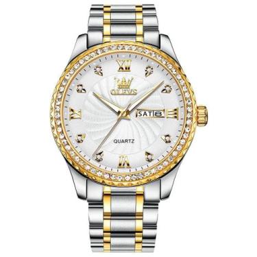 Imagem de Relógio OLEVS Masculino - Quartzo com Pulseira de Aço Inoxidável