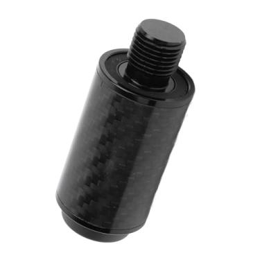 Imagem de Extensão da Sugestão da Piscina, Acessórios de Extensão Telescópica de Bilhar de 2 Polegadas de Fibra de Carbono Com Sugestão de Extensão de Extensão Com Tampão de Borracha para