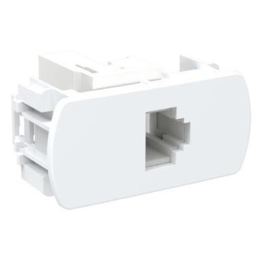Imagem de Módulo Rj11 (Telefone) - Enerbras Neo Sottile Branco