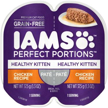 Imagem de Comida úmida para gatos, porções perfeitas, frango saudável para gatinhos 48x75g