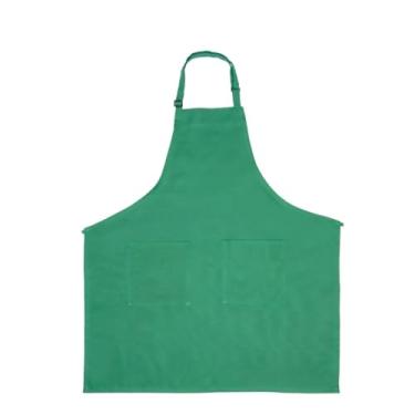 Imagem de Avental de 81 cm aprovado pelo chef | Blusa profissional de comprimento total com (2) bolsos frontais para chef de cozinha de restaurante | Peça de pescoço ajustável, unissex, lavável na máquina, 81