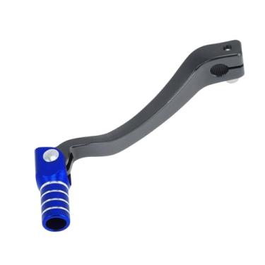 Imagem de INFINAUTO Alavanca de câmbio dobrável de motocicleta para Kayo T6 Pedal Alavanca de Mudança Braço Titânio Azul Prateado