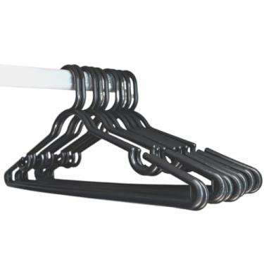 Imagem de Black Reinforced Adult Clothes Hangers 30 Pack Premium Quality Hangers for Organizing Closet Space Saving Durable Hangers(20 CABIDES)