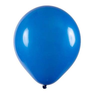 Imagem de Balão de Festa Redondo Profissional Látex Liso - Azul - Art-Latex - Ri