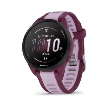 Imagem de Relógio Smartwatch e Monitor Cardíaco de Pulso e GPS Garmin Forerunner 165 Music - Lilás