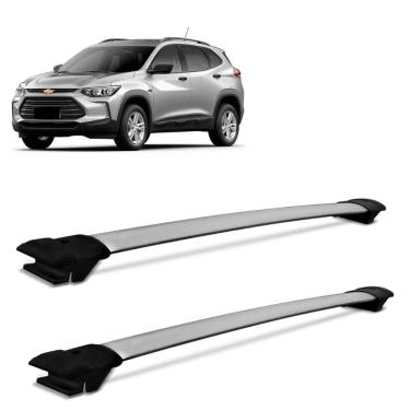 Imagem de Rack de Teto Travessa Tracker 2020 a 2024 Alumínio Prata Larga