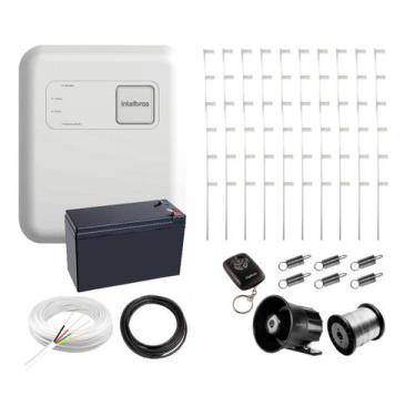 Imagem de Kit Cerca Elétrica Intelbras ELC 5001 Completo para 60m, Choque Ajustá