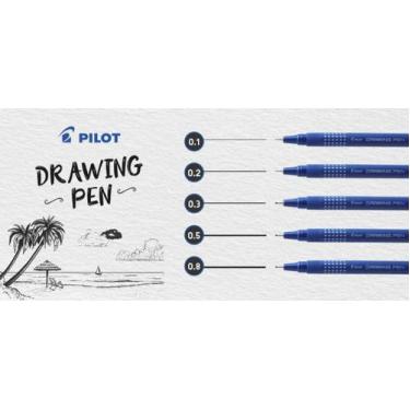 Imagem de Marcador drawing pen swn-dr 1,0mm preto - 2450017cx1210p - PILOT
