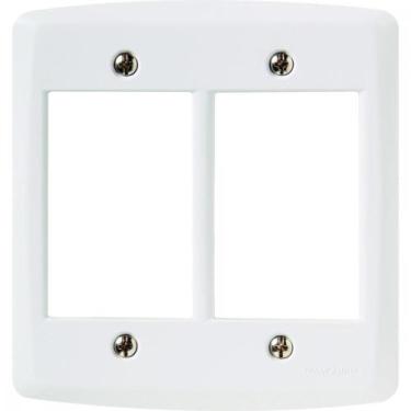 Imagem de Placa 6 Postos 4x4 Tramontina Lux² Branca